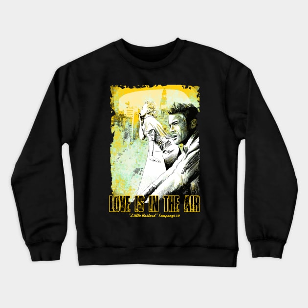 Love is in the air Crewneck Sweatshirt by LittleBastard